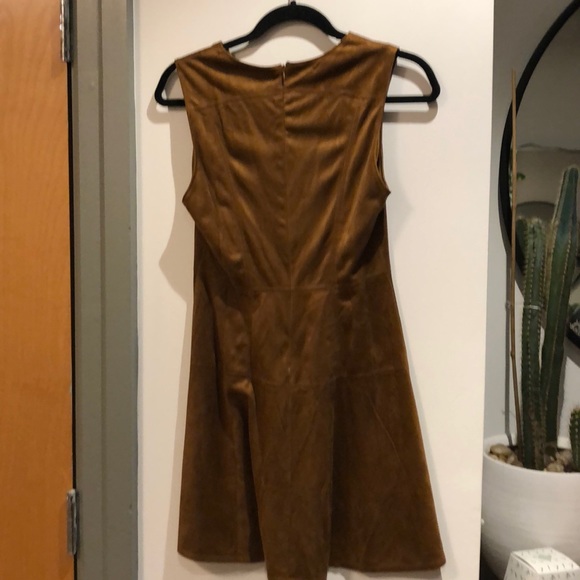 One Clothing faux suede sleeveless dress - Picture 2 of 4